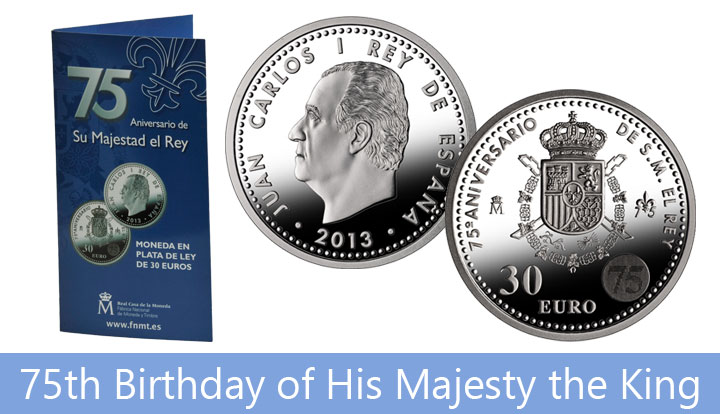 30 Euro-75th Anniversary of His Majesty the King