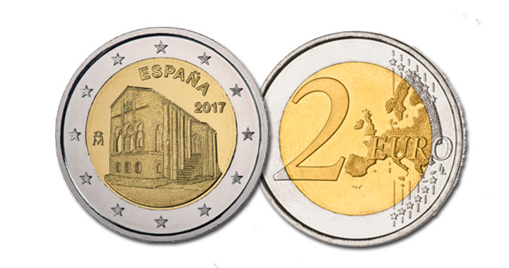 Moneda conmemorativa Santa María del Naranco