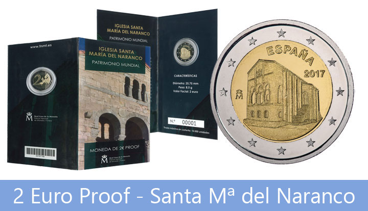 2 Euro Proof - Santa María del Naranco