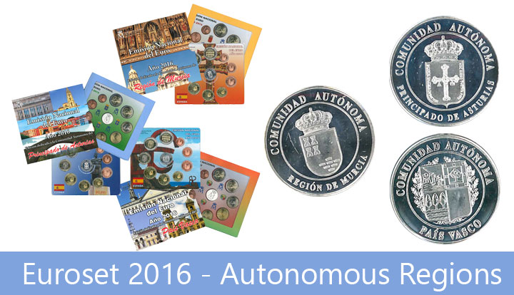 Euro Coinage 2016 - Autonomous Regions Euro Coinage 2016 - Autonomous Regions