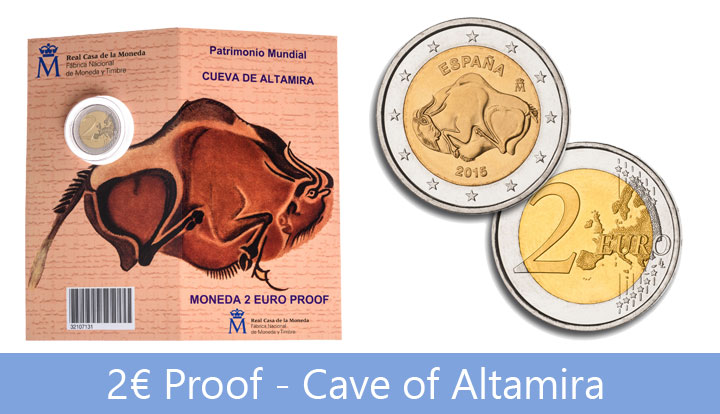 2 Euro Proof - Cave of Altamira 2 Euro Proof - Cave of Altamira