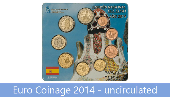 Euro Coinage 2014 - uncirculated Euro Coinage 2014 - uncirculated