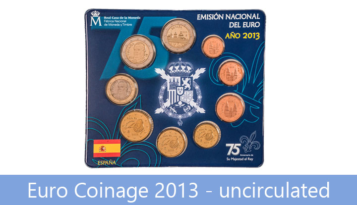 Euro Coinage 2013 - uncirculated Euro Coinage 2013 - uncirculated