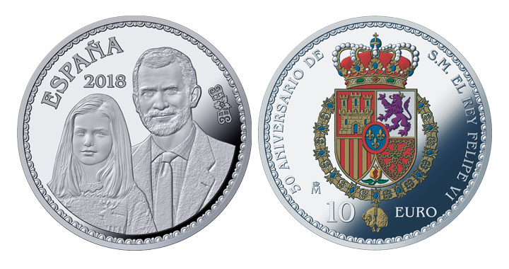 Moneda de 8 reales: Princesa de Asturias