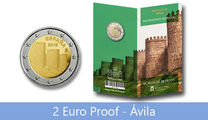 2 Euro Proof - Avila