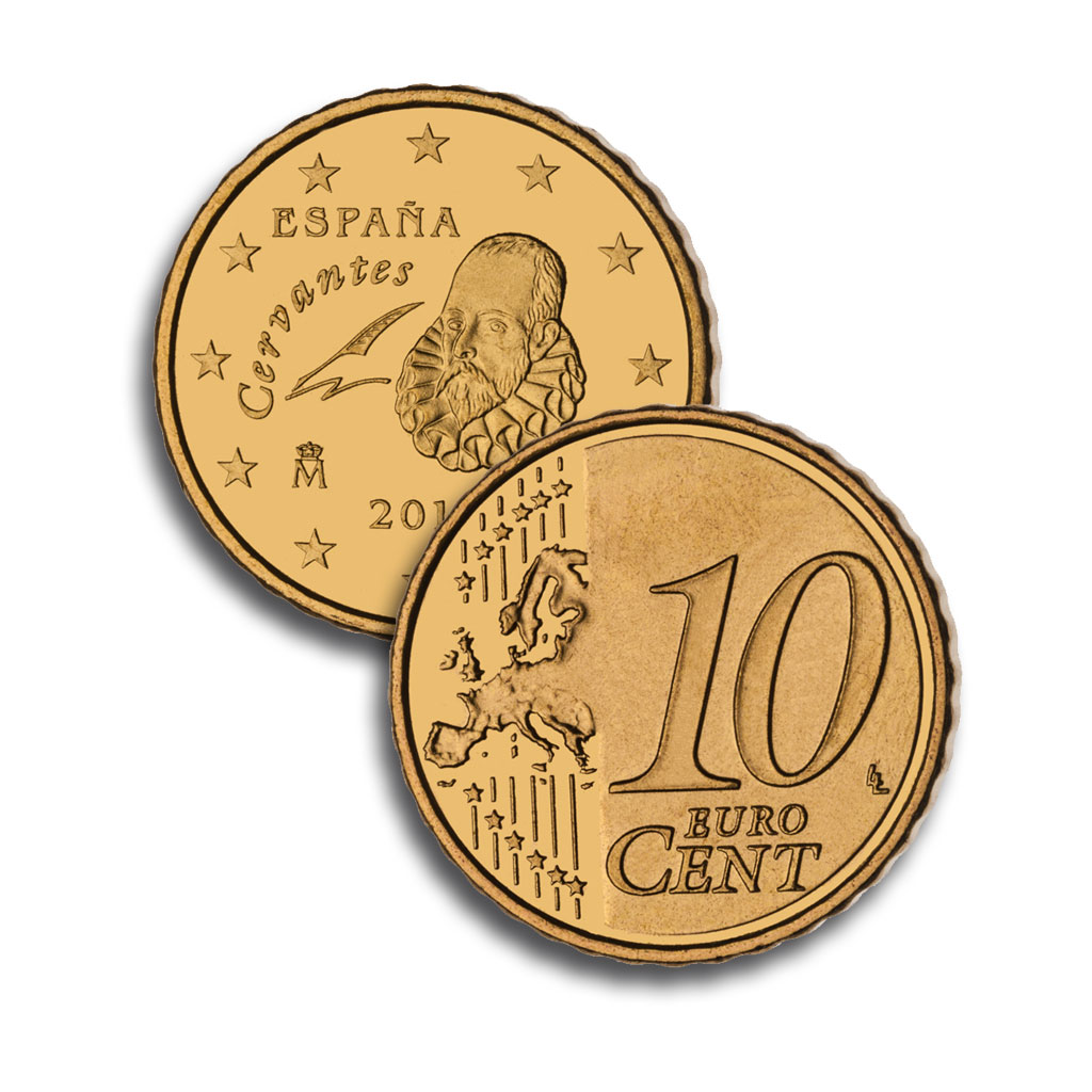 10 céntimos de Euro. Abre en ventana nueva