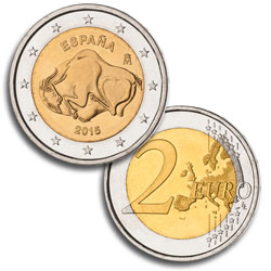 Moneda 2 Euros conmemorativa 2015. Click para ver imagen ampliada. Se abre en ventana nueva