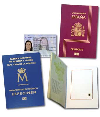 Detalle de Pasaporte electrónico