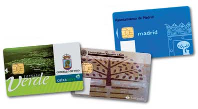 Imagen de tarjetas de transporte y control de accesos