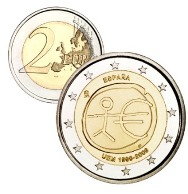 2 Euros conmemorativa - X Aniversario de la Unión Económica y Monetaria (UEM)