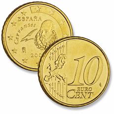 10 céntimos de Euro. Abre en ventana nueva