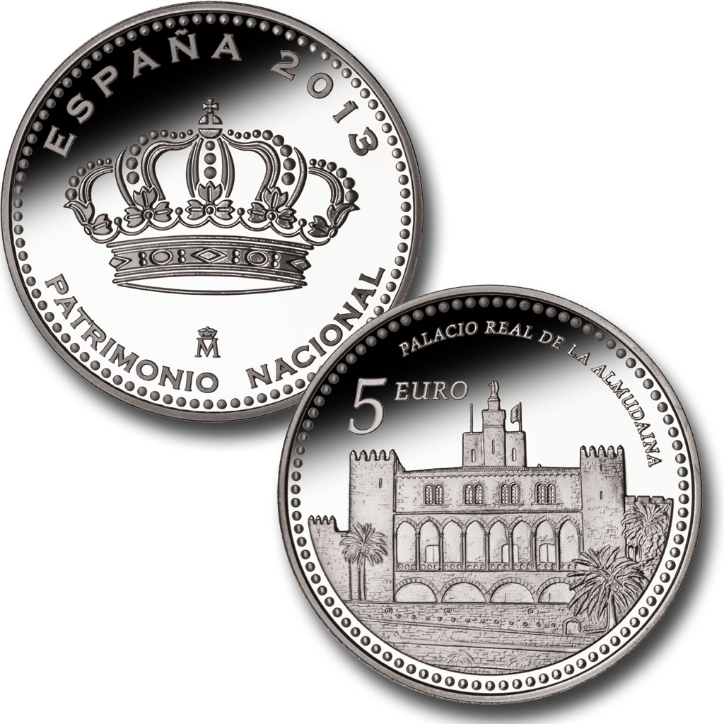 Palacio Real de La Almudaina - 4 reales plata . Haga clic para ver imagen ampliada. Abre en ventana nueva