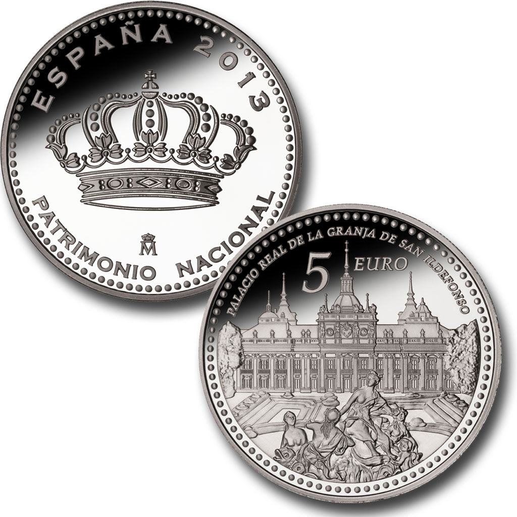 Palacio Real de la Granja de San Ildefonso - 4 reales plata . Haga clic para ver imagen ampliada. Abre en ventana nueva