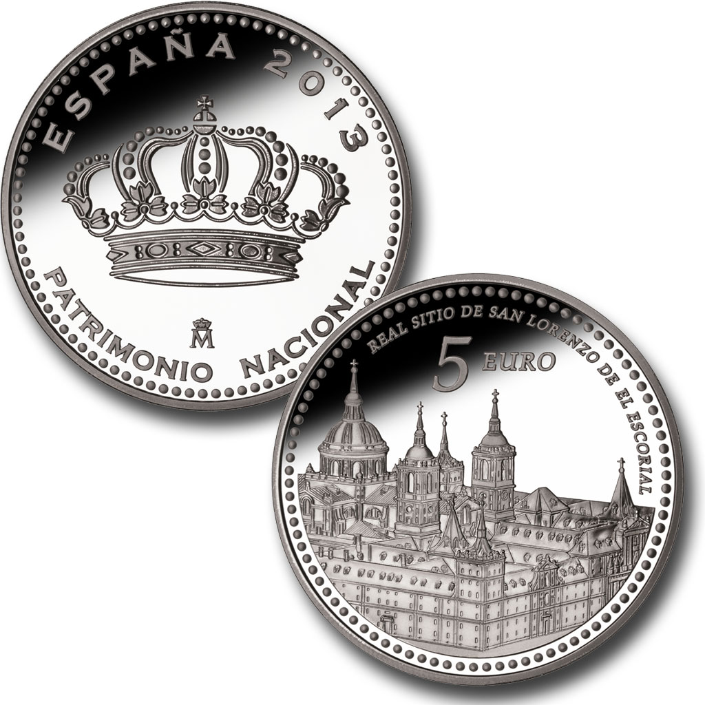 Real Sitio de San Lorenzo de El Escorial - 4 reales plata . Haga clic para ver imagen ampliada. Abre en ventana nueva