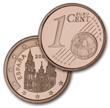 1 céntimo de Euro. Abre en ventana nueva
