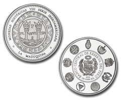 8 reales plata Perú