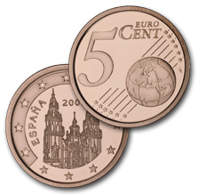5 céntimo de Euro. Abre en ventana nueva